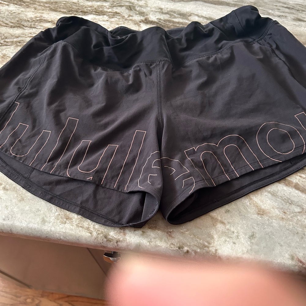 Very popular lululemon black shorts in size medium